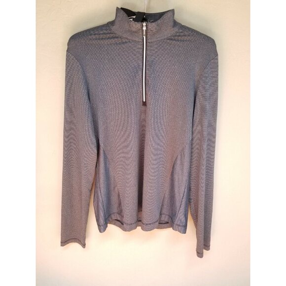 Cutter & Buck Tops - Cutter & Buck Womens CB DryTec Stretch Half Zip Pullover Top Medium Heather Gray